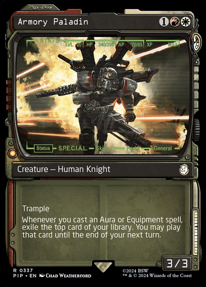 Armory Paladin — Fallout 337/1068