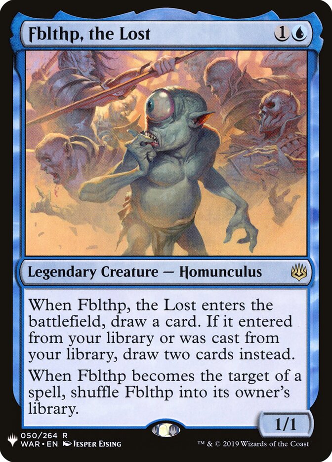 Fblthp, the Lost — The List WAR-50/5581