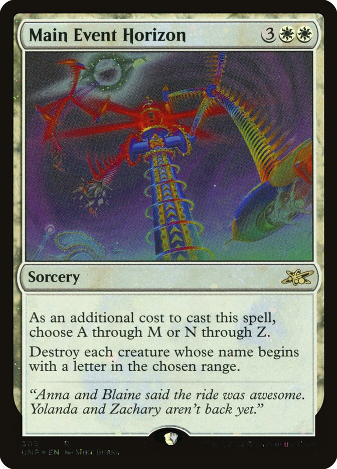 Main Event Horizon — Unfinity 305/639