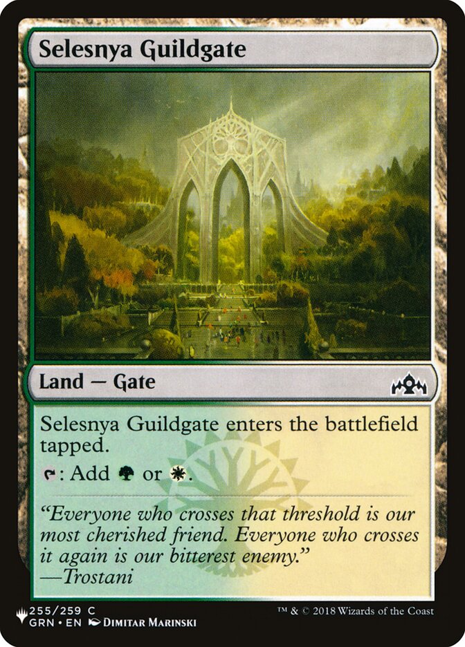 Selesnya Guildgate — The List GRN-255/5581