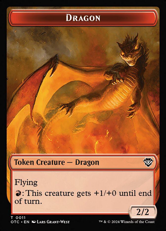 Dragon — Outlaws of Thunder Junction Commander Tokens 11/41