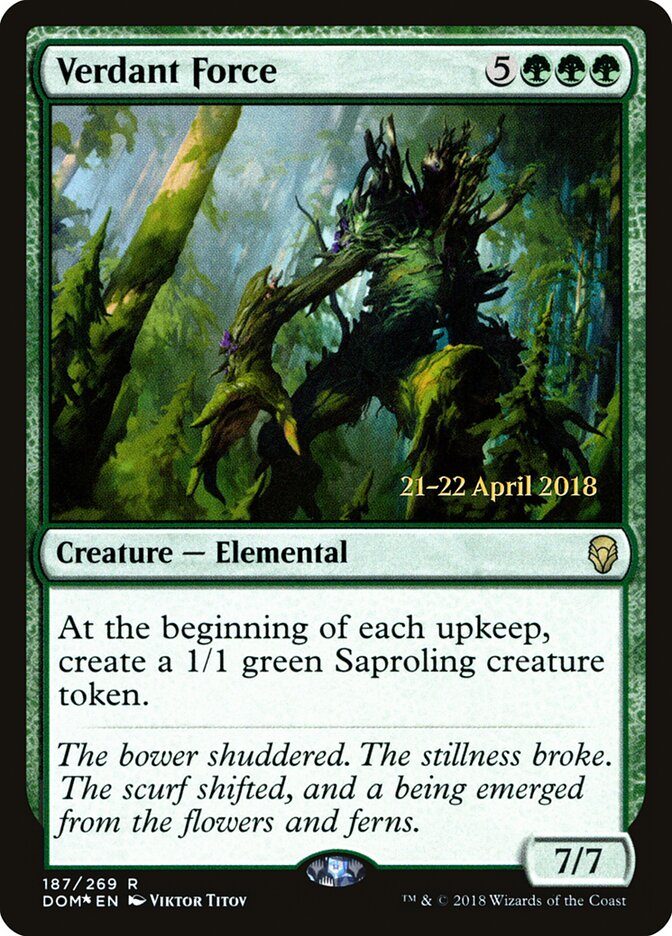 Verdant Force — Dominaria Promos 187s/118
