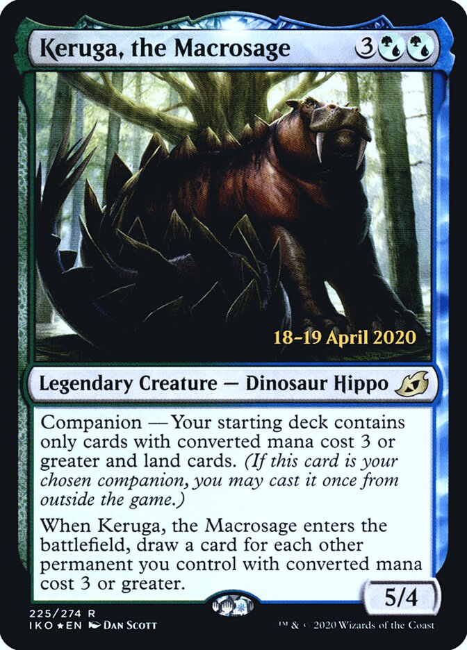 Keruga, the Macrosage — Ikoria: Lair of Behemoths Promos 225s/137