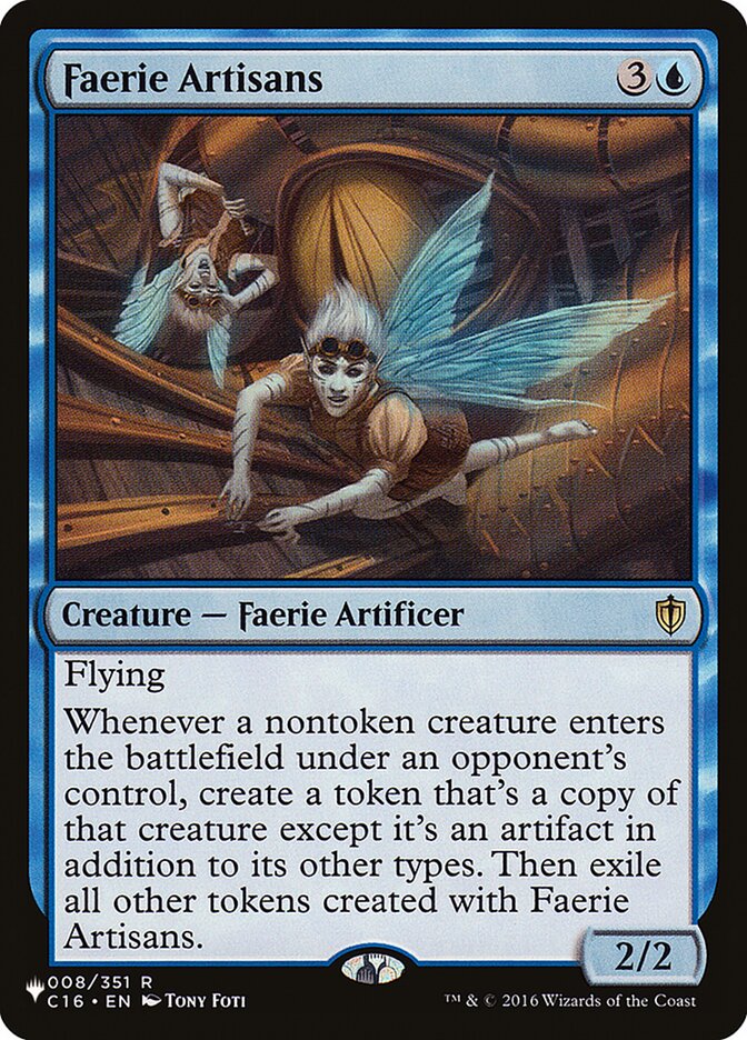 Faerie Artisans — The List C16-8/5581