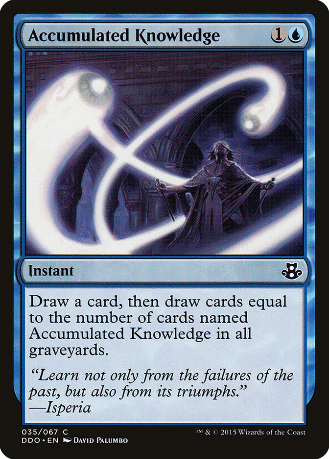 Accumulated Knowledge — Duel Decks: Elspeth vs. Kiora 35/67