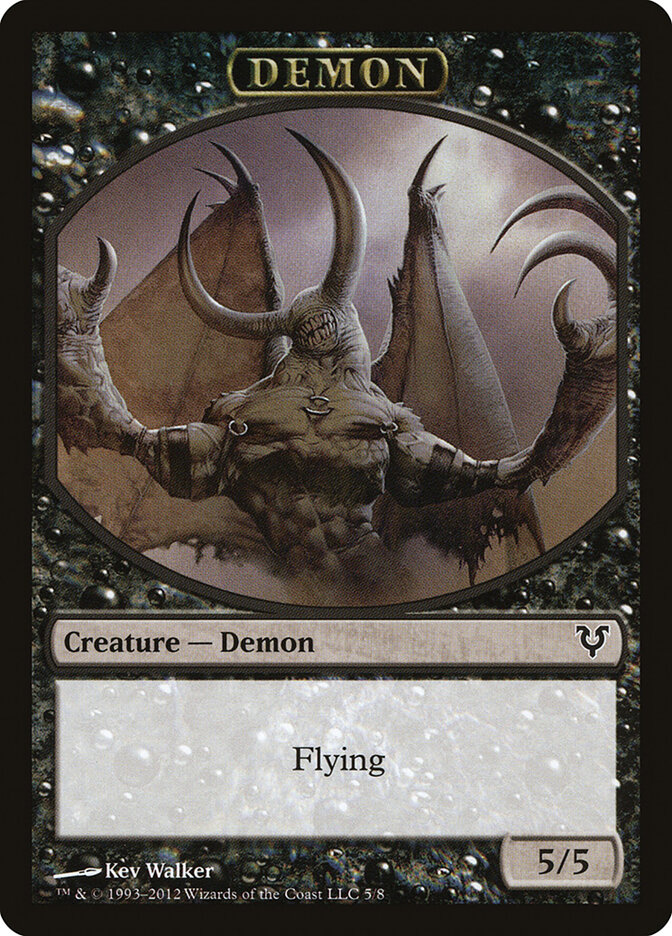 Demon — Avacyn Restored Tokens 5/8