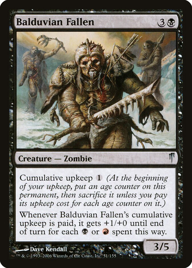 Balduvian Fallen — Coldsnap 51/155