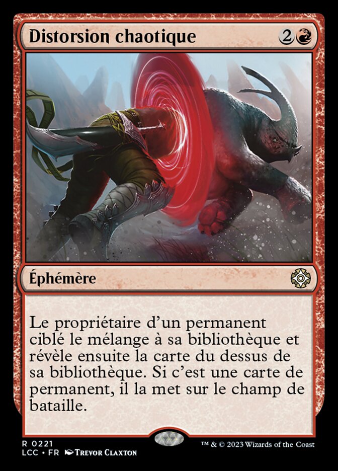 Distorsion chaotique — The Lost Caverns of Ixalan Commander 221/370