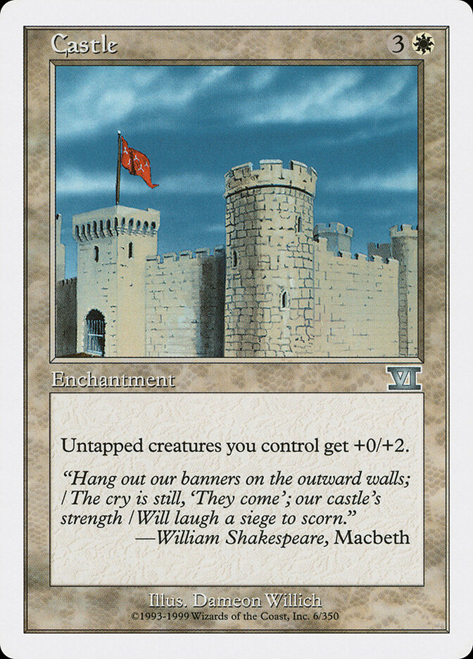 Château fort — Classic Sixth Edition 6/351