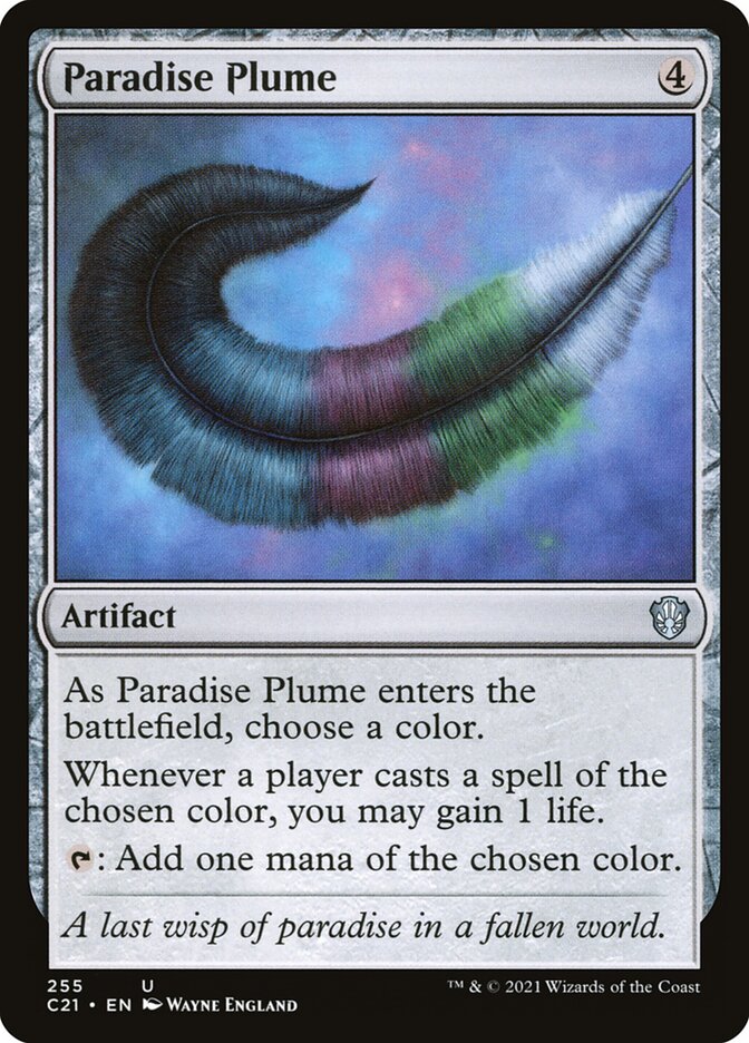 Paradise Plume — Commander 2021 255/409
