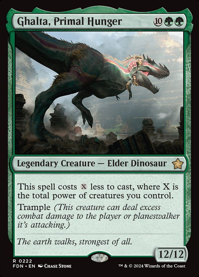 Ghalta, Primal Hunger — Foundations 222/771