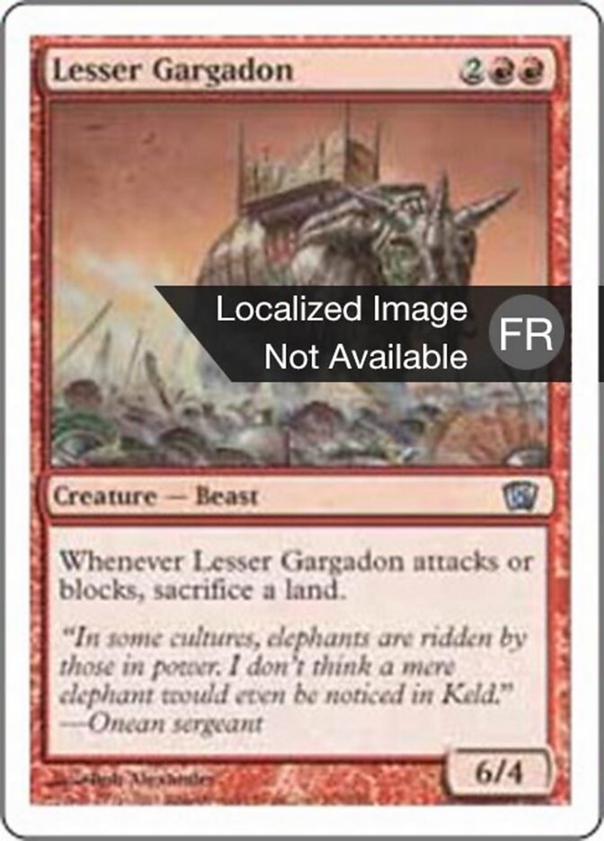 Petit gargadon — Eighth Edition 199/710