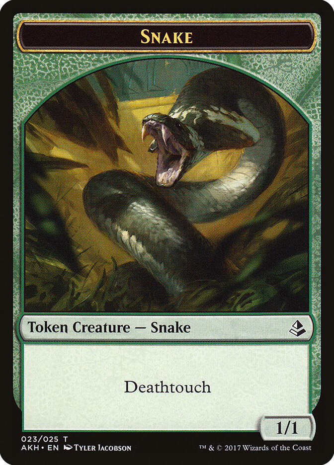 Snake — Amonkhet Tokens 23/26