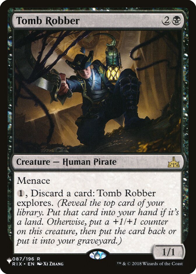 Tomb Robber — The List RIX-87/5581