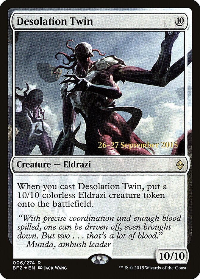 Desolation Twin — Battle for Zendikar Promos 6s/90