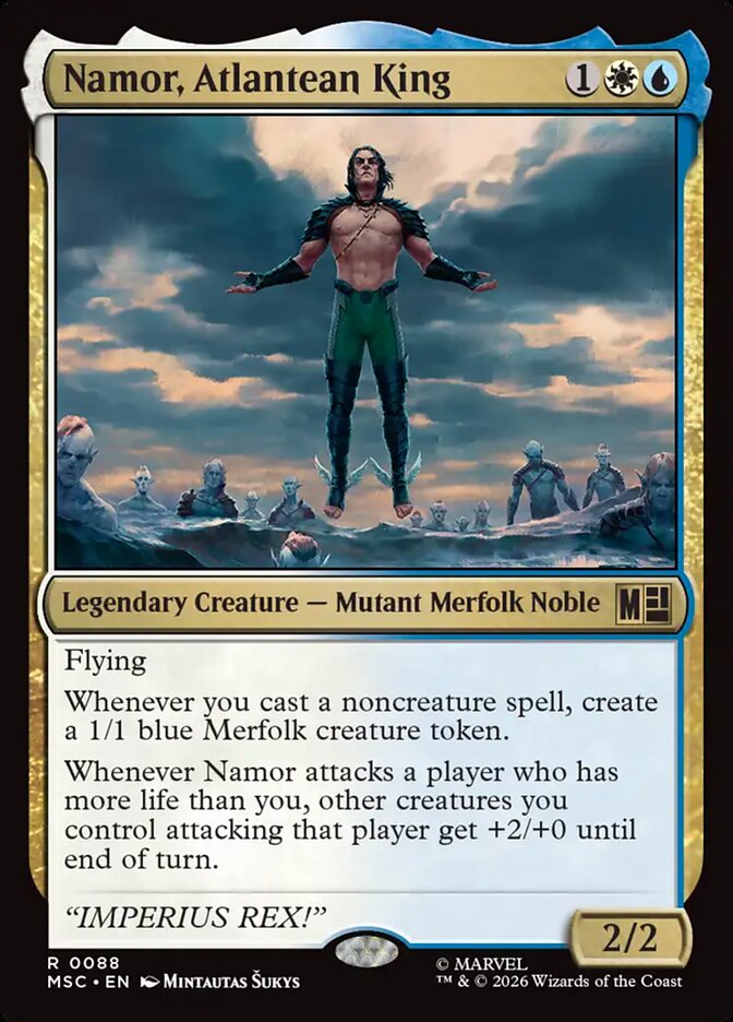 Namor, Atlantean King — Marvel Super Heroes Commander 88/866