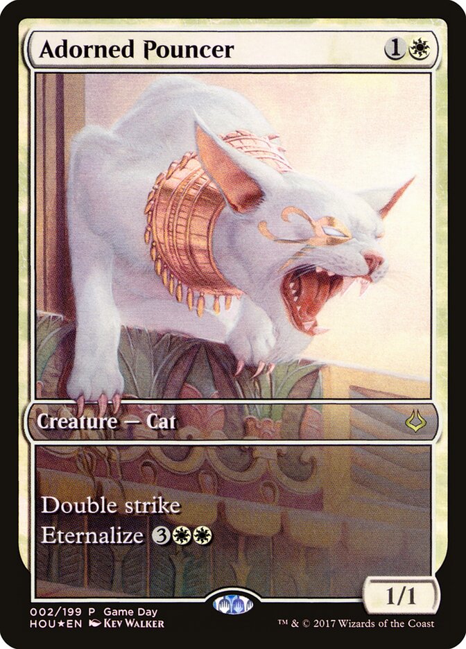 Adorned Pouncer — Hour of Devastation Promos 2/62