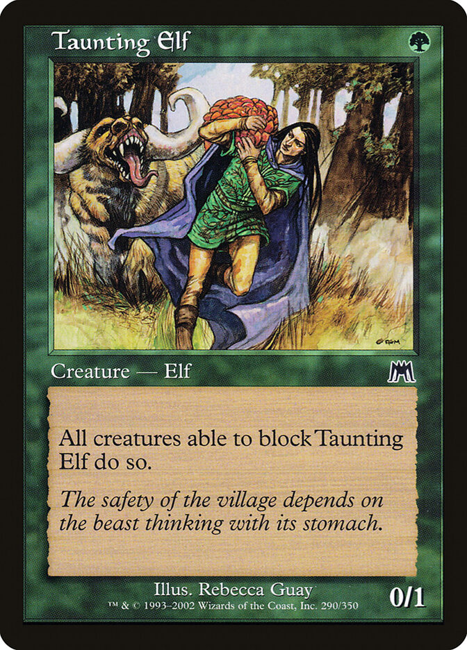 Taunting Elf — Onslaught 290/350