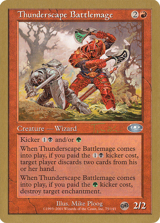 Thunderscape Battlemage — World Championship Decks 2001 jt75sb/138