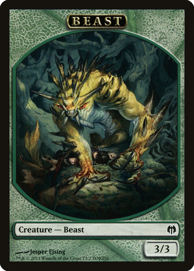 Beast — Duel Decks: Heroes vs. Monsters Tokens 2/2