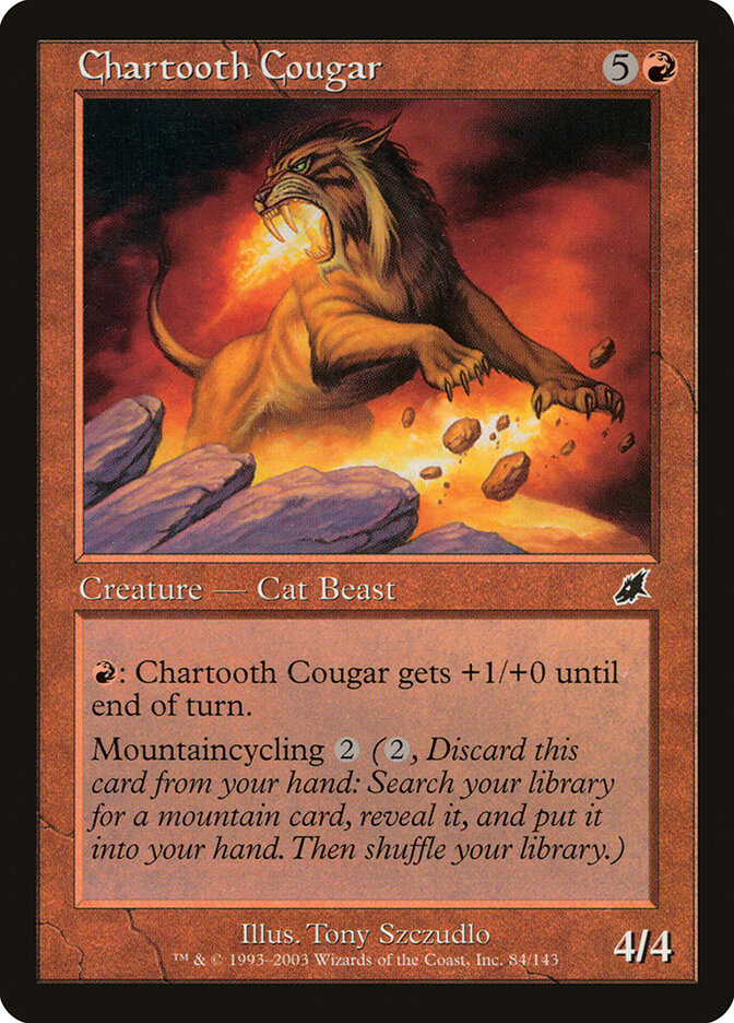 Chartooth Cougar — Scourge 84/143