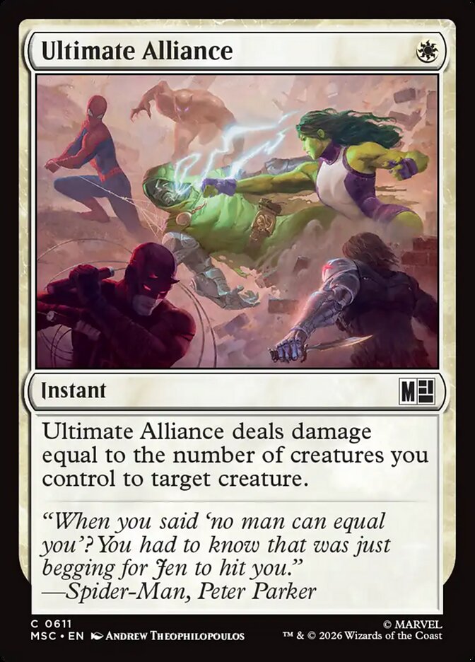 Ultimate Alliance — Marvel Super Heroes Commander 611/866