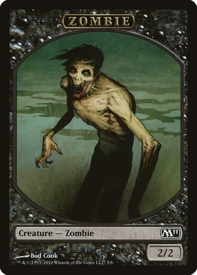 Zombie — Magic 2011 Tokens 3/6