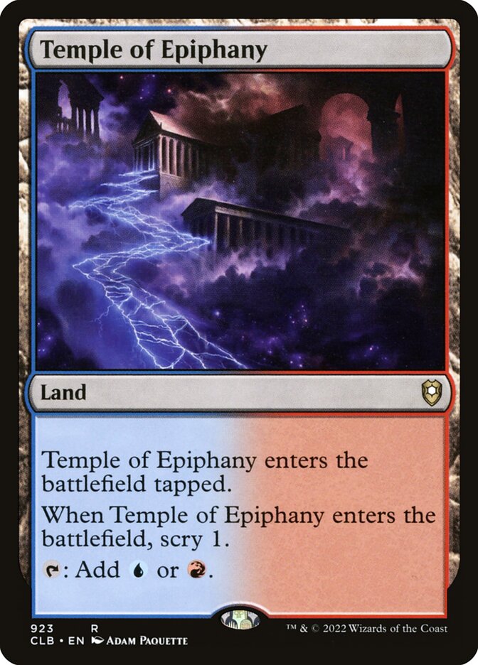 Temple of Epiphany — Commander Legends: Battle for Baldur's Gate 923/936