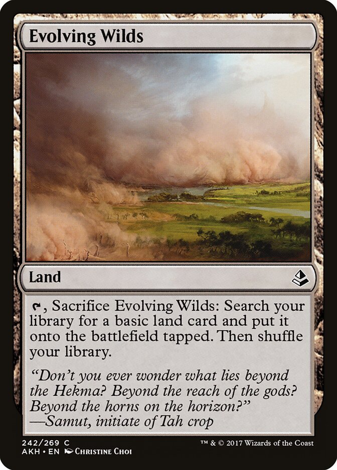 Evolving Wilds — Amonkhet 242/287