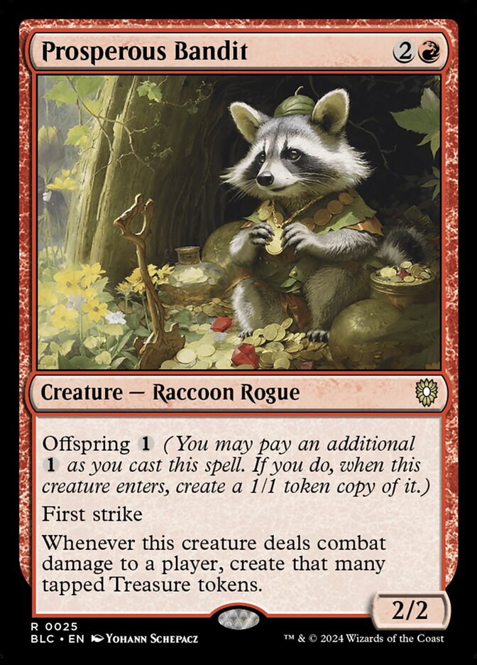 Bandit prospère — Bloomburrow Commander 25/356