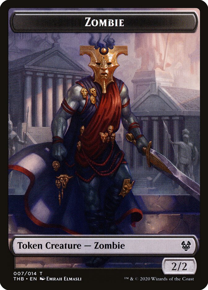 Zombie — Theros Beyond Death Tokens 7/14