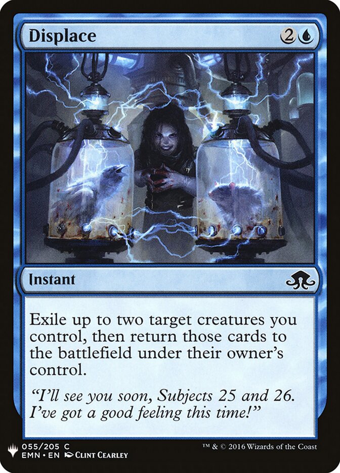Displace — The List EMN-55/5581