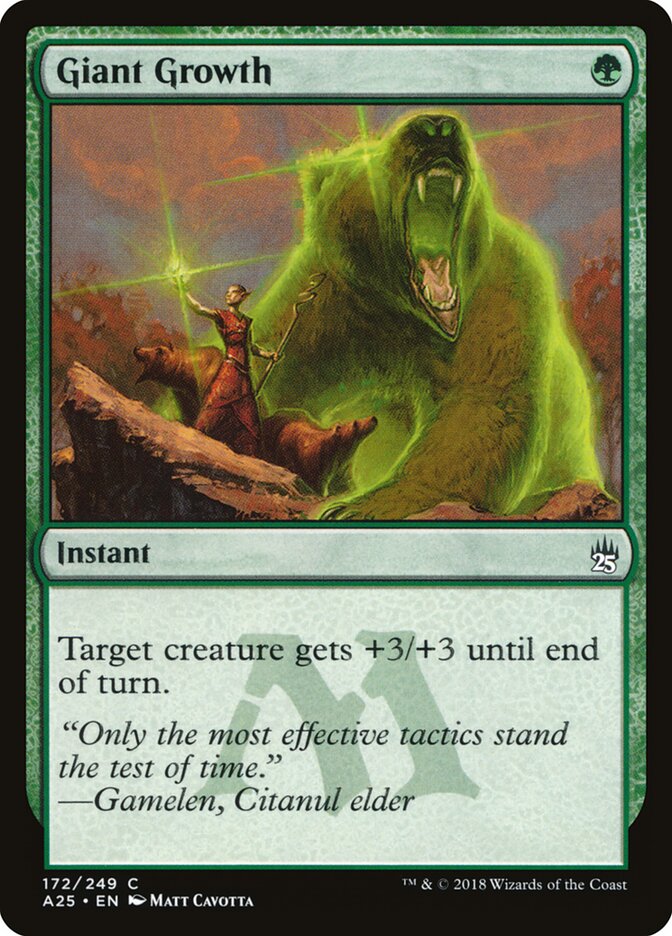 Giant Growth — Masters 25 172/249