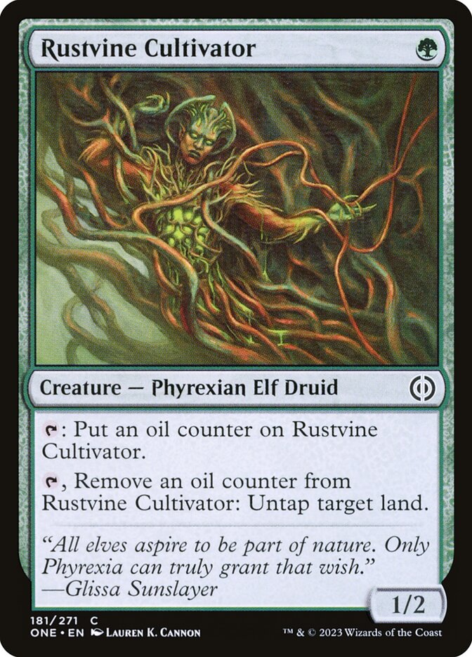 Rustvine Cultivator — Phyrexia: All Will Be One 181/479