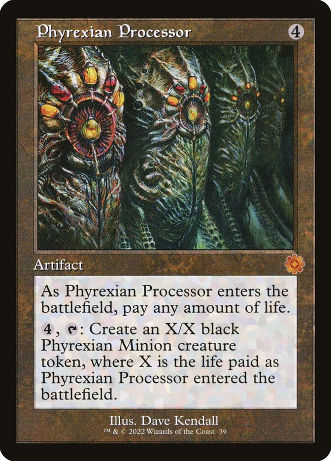 Processeur phyrexian — The Brothers' War Retro Artifacts 39/189