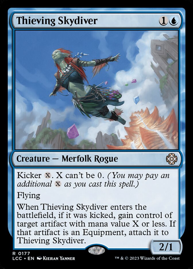 Thieving Skydiver — The Lost Caverns of Ixalan Commander 177/370