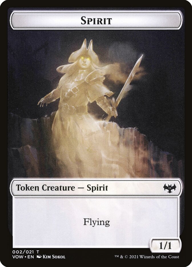 Spirit — Innistrad: Crimson Vow Tokens 2/21