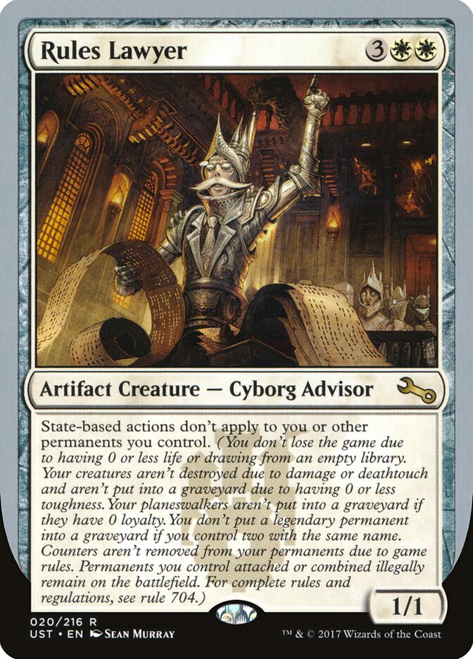 Rules Lawyer — Unstable 20/268
