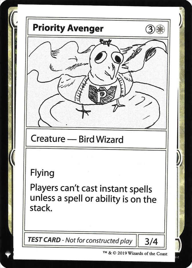 Priority Avenger — Mystery Booster Playtest Cards 2019 9/121
