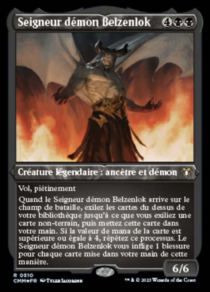 Seigneur démon Belzenlok — Commander Masters 510/1067
