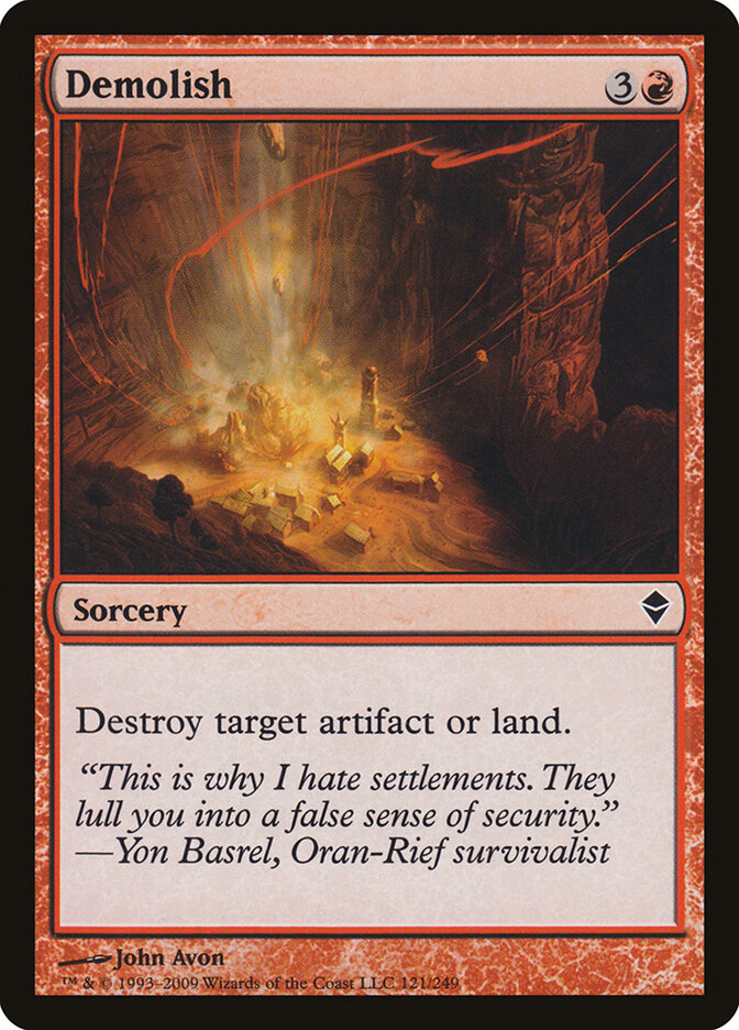 Demolish — Zendikar 121/269