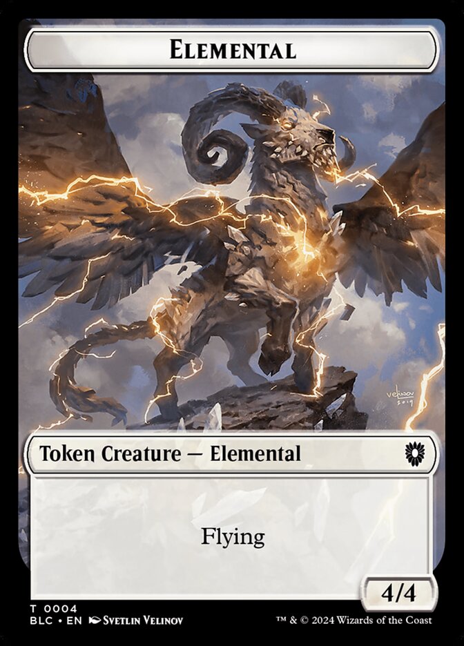 Elemental — Bloomburrow Commander Tokens 4/41