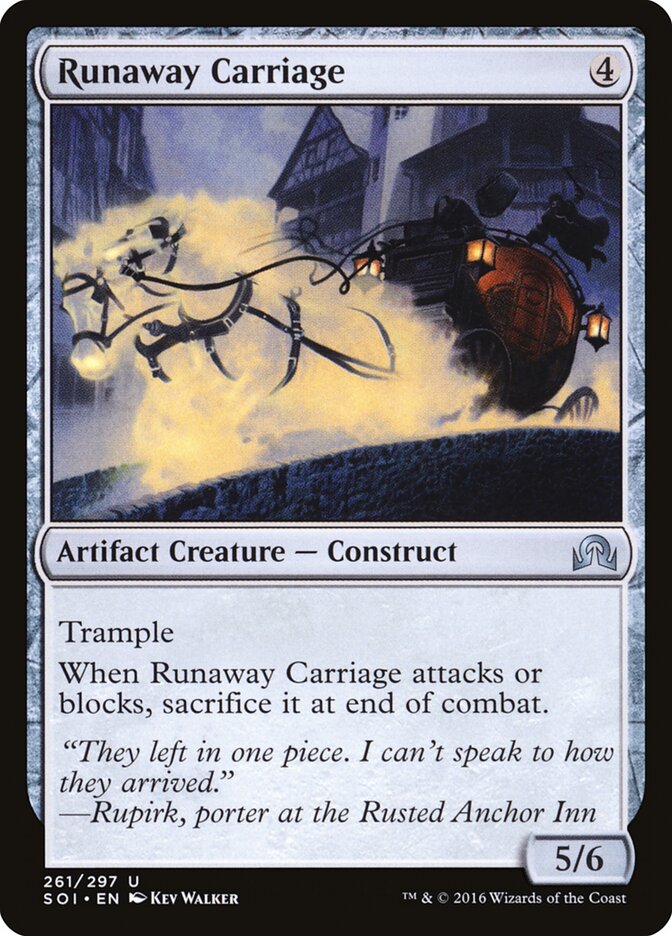 Runaway Carriage — Shadows over Innistrad 261/297