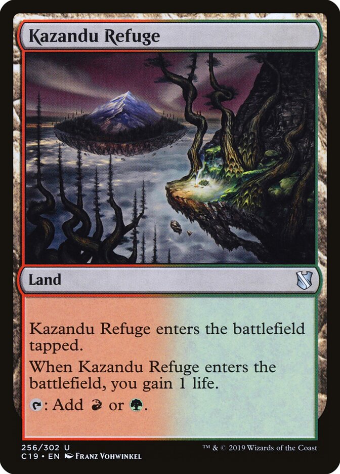 Kazandu Refuge — Commander 2019 256/302