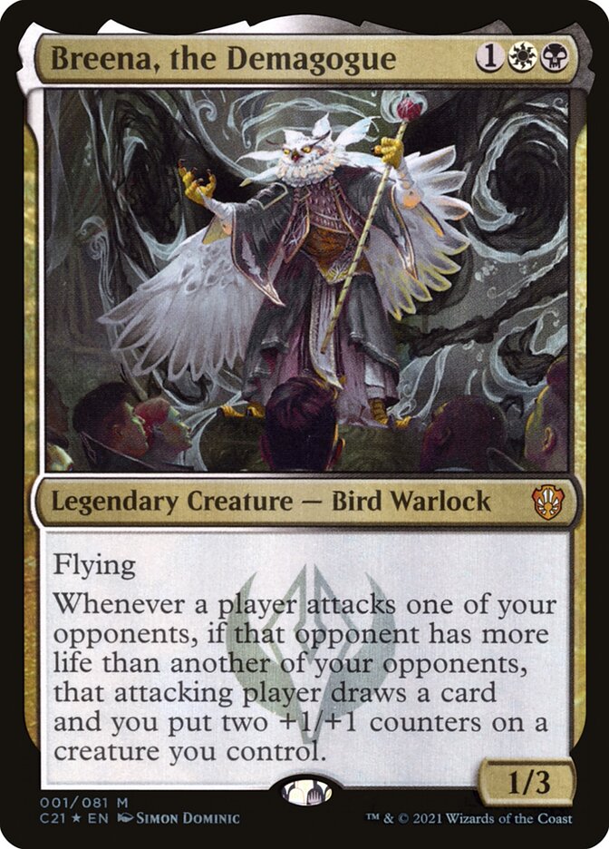 Breena, the Demagogue — Commander 2021 1/409