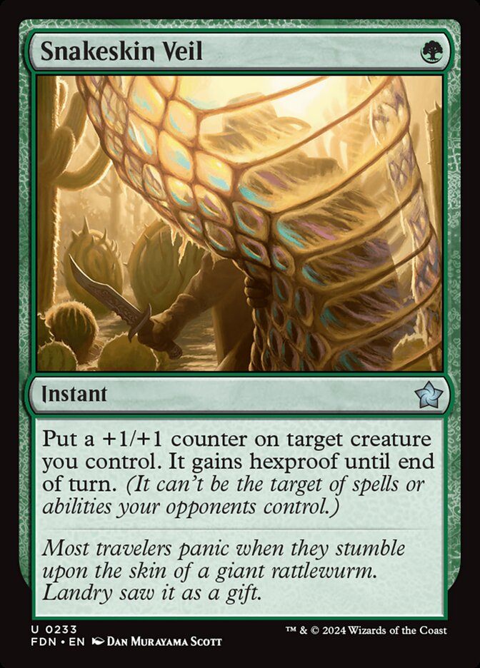 Snakeskin Veil — Foundations 233/771