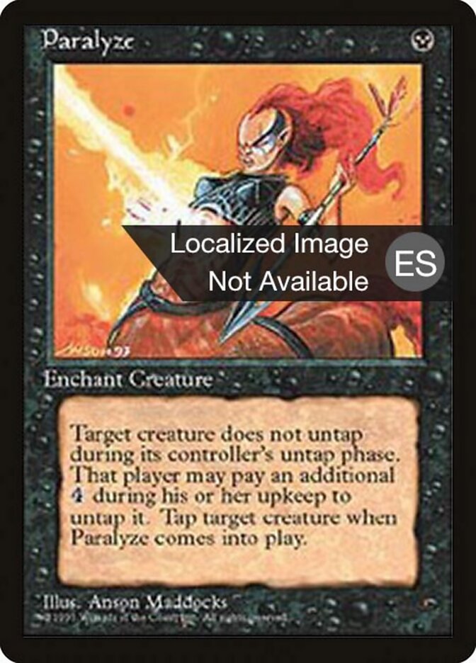 Paralyze — Fourth Edition Foreign Black Border 151/378