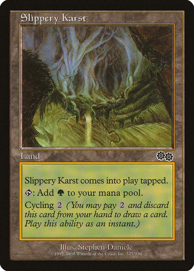 Slippery Karst — Urza's Saga 327/357