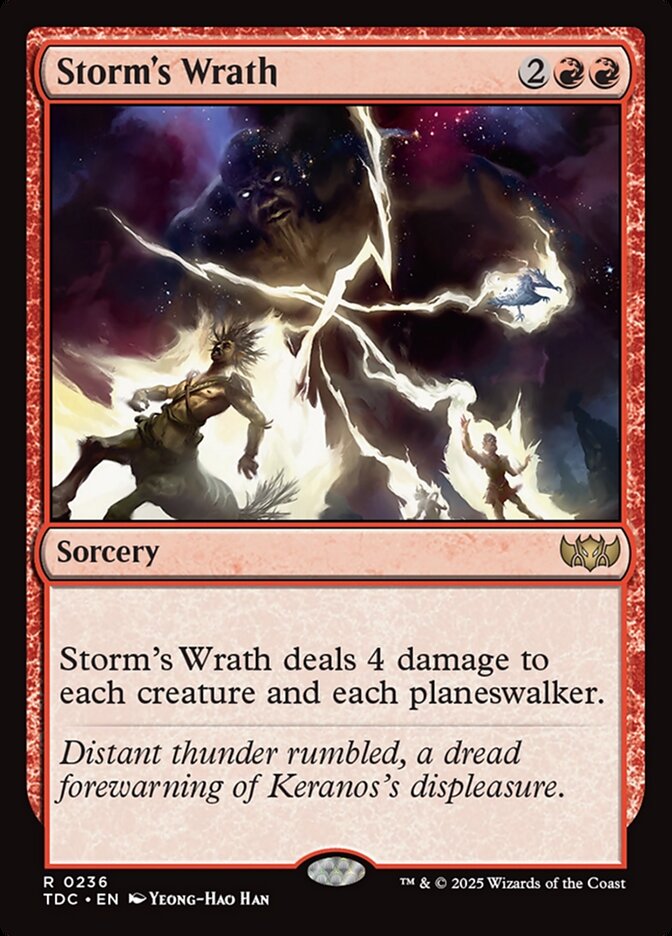 Storm's Wrath — Tarkir: Dragonstorm Commander 236/413