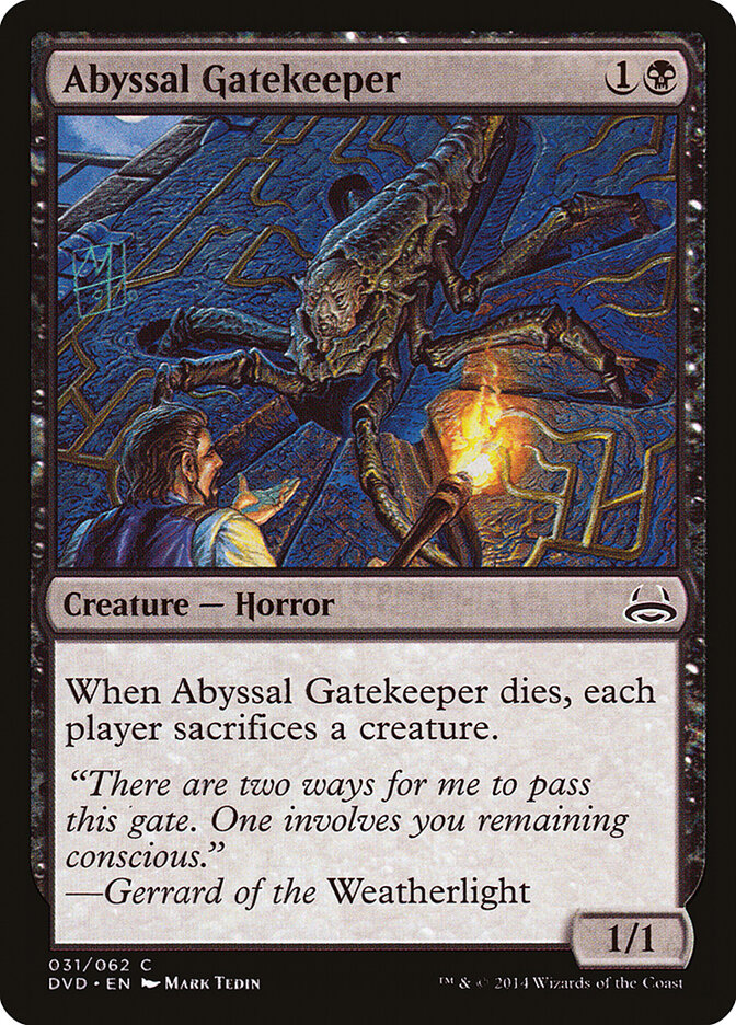 Abyssal Gatekeeper — Duel Decks Anthology: Divine vs. Demonic 31/62